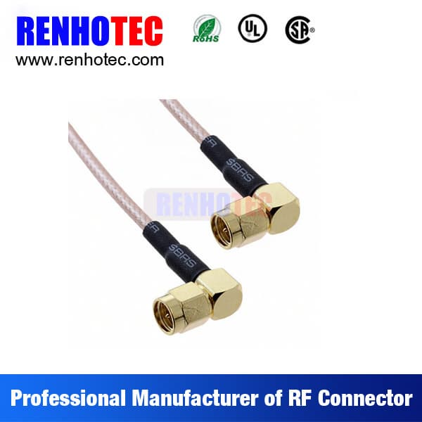 R_ASMA Male Electrical Coaxial Wire Connector Cable Assembly